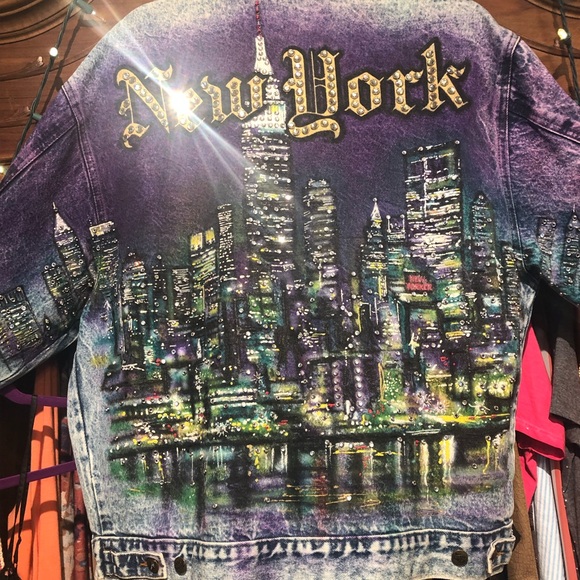 VNT 80s Tony Alamo Designer Jean Jacket - Picture 3 of 16